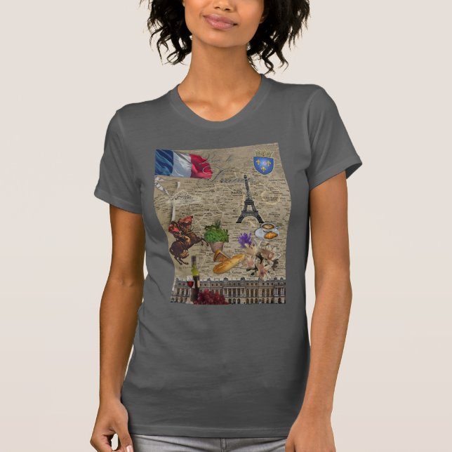 Camiseta Vive la France (Frente)