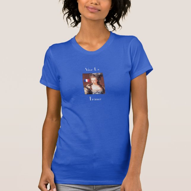 Camiseta Vive La France Marie Antoinette Shirt (Frente)