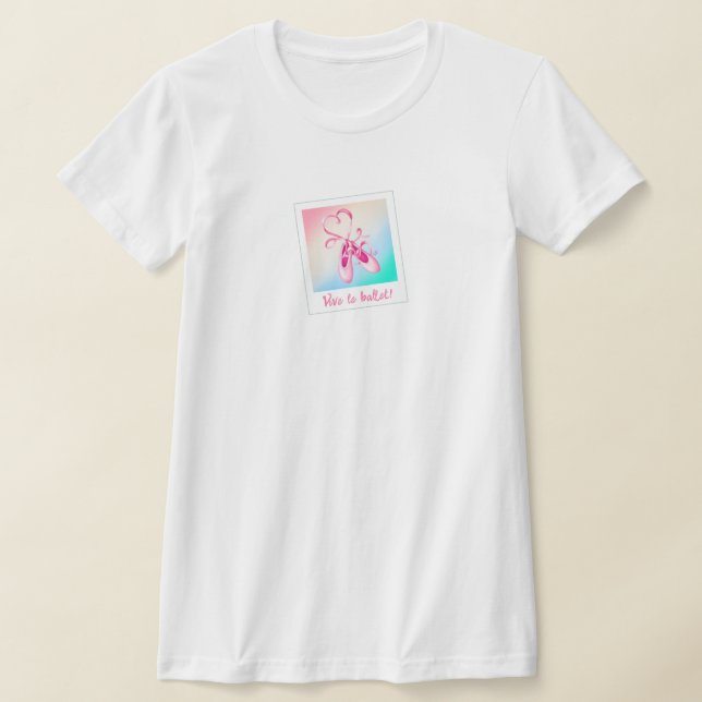Camiseta Vive le Ballet Photo (Postura )