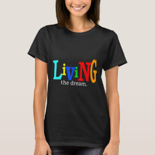 Camiseta Vivendo A Celebração Motivacional Do Sonho