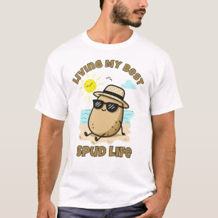 Camiseta Vivendo a Minha Melhor Vida de Batata