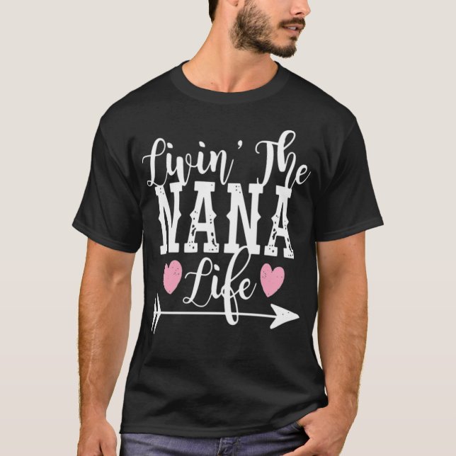 Camiseta Vivendo a Nana Life Livin Gildan Cavalo feminino (Frente)
