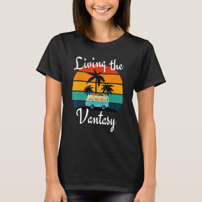 Camiseta Vivendo A Vantageira Van Life (Frente)