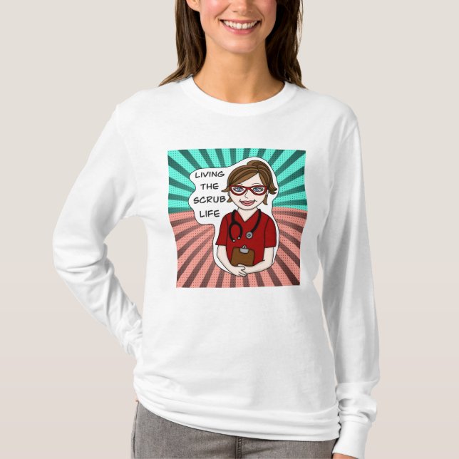 Camiseta Vivendo a vida escrupulosa | Humor profissional mé (Frente)