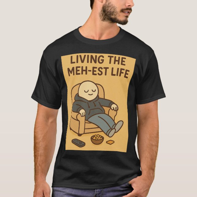 Camiseta Vivendo a Vida Mais ou Menos (Frente)