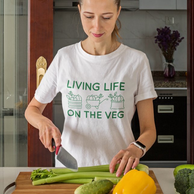 Camiseta Vivendo A Vida No Veg (living life on the veg)