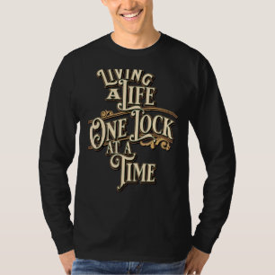 Camiseta Vivendo A Vida Um Travão De Cada Vez Design