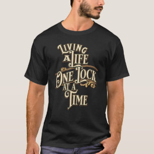 Camiseta Vivendo A Vida Um Travão De Cada Vez Design