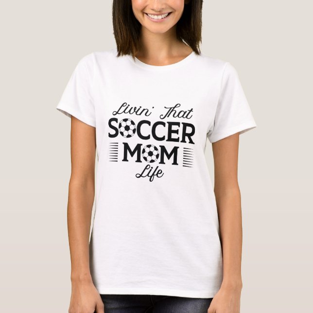 Camiseta Vivendo Aquela Caçadora Mãe Vida (Frente)