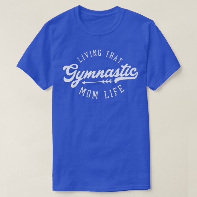 Camiseta Vivendo aquela ginástica Mãe Vida 2 (Frente do Design)