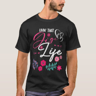 Camiseta Vivendo aquela vida gigante corações corações cora