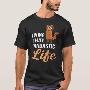 Camiseta Vivendo Aquele Lado De Vida Pandástico Para Um Zoo