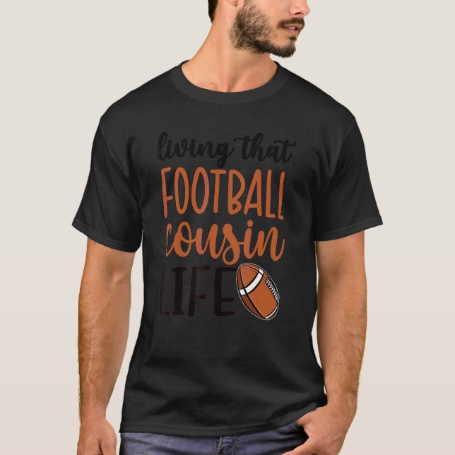Camiseta Vivendo Aquele Primo De Futebol (Frente)