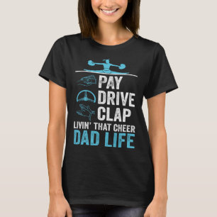 Camiseta Vivendo Aquele Turno De Pai De Vida Cheio