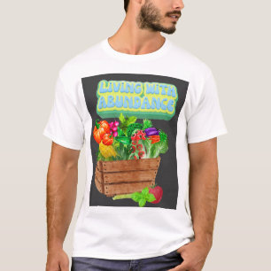 CAMISETA VIVENDO COM ABUNDACE