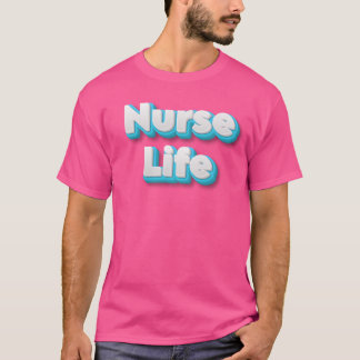 Camiseta Vivendo e Amando a Vida de Enfermeira
