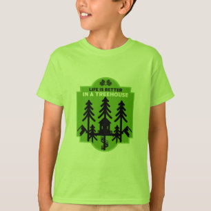 Camiseta Vivendo em Casa de Árvore