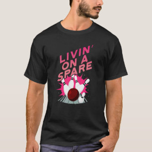 Camiseta Vivendo Em Um Batedor De Críquete De Boliche Poupa