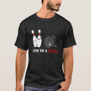 Camiseta Vivendo Em Uma Bola de boliche De Tremor De Bolinh