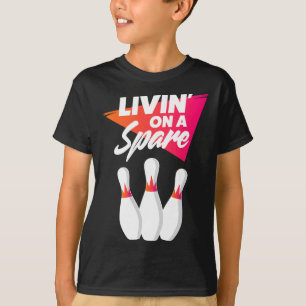 Camiseta Vivendo Em Uma Equipe De Boliches Sobressalentes P