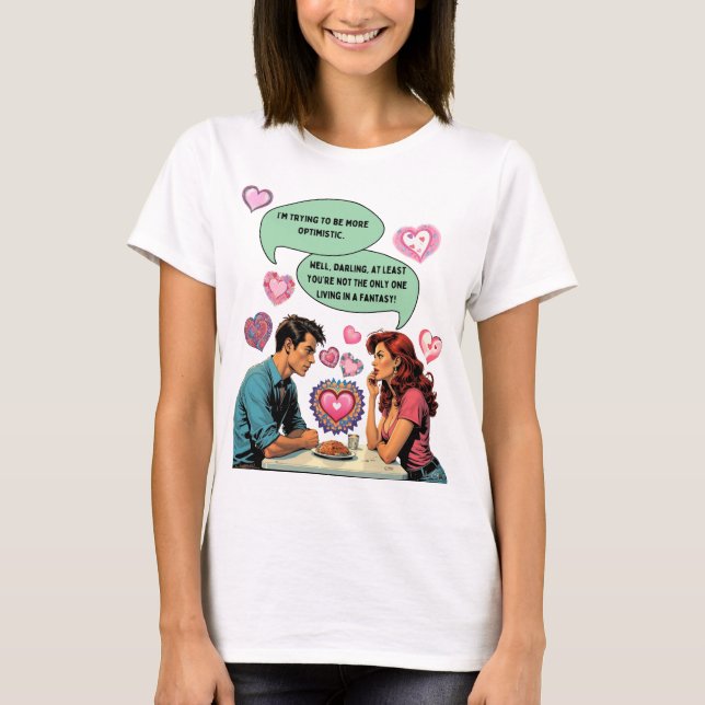 Camiseta Vivendo Em Uma Fantasia | (Frente)