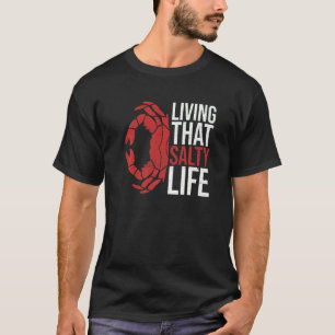 Camiseta Vivendo Essa Vida Salgada Para Um Ventilador De Ca