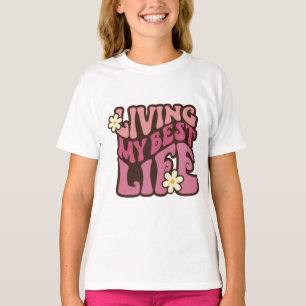 Camiseta Vivendo minha melhor margarida