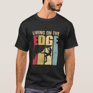 Camiseta Vivendo Na Borda Subindo Dizendo Bouldering Moun