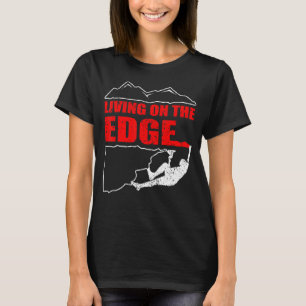 Camiseta Vivendo Na Borda Subindo Montanha Bouldering Prese