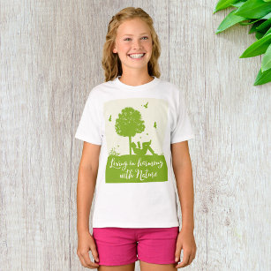 Camiseta Vivendo Na Harmonia Na Natureza