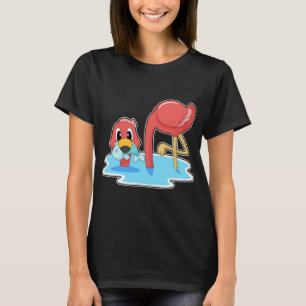Camiseta Vivendo no Lago Tempo Divertido Resfriador de Jaca
