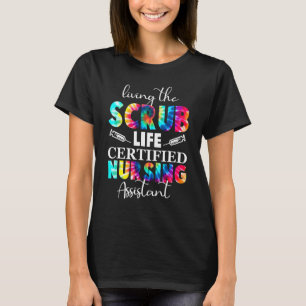 Camiseta Vivendo O Assistente De Enfermagem Com Certificaçã