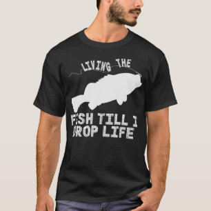 Camiseta Vivendo O Peixe Até Eu Deixar A Vida Engraçada.