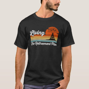 Camiseta Vivendo O Plano De Reforma Aposentou A Rádio Amate