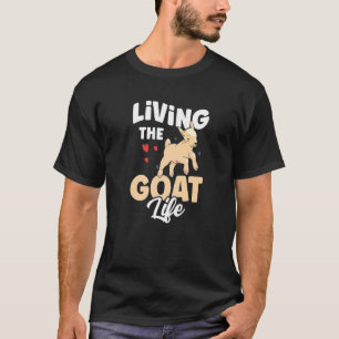 Camiseta Vivendo O Proprietário De Caprinos Para Animais De