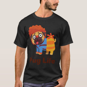 Camiseta Vivendo O Pug Life Gift Classic T-Shirt 26