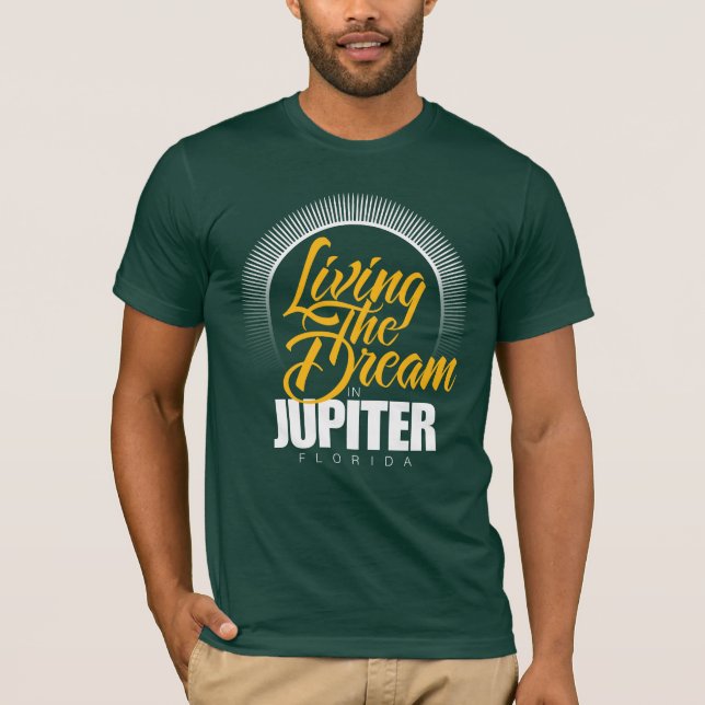 Camiseta Vivendo o sonho em Jupiter (Frente)