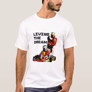 Camiseta Vivendo o t-shirt ideal de Karting