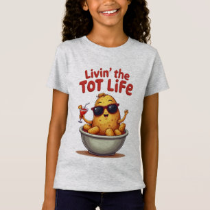 Camiseta Vivendo o Tot Life - Engraçado Tater Batata