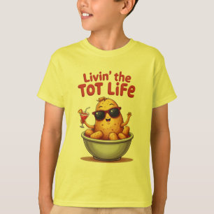 Camiseta Vivendo o Tot Life - Engraçado Tater Batata