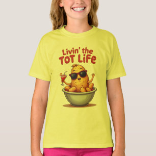 Camiseta Vivendo o Tot Life - Engraçado Tater Batata