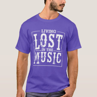 Camiseta Vivendo Perdido no Produtor de Música