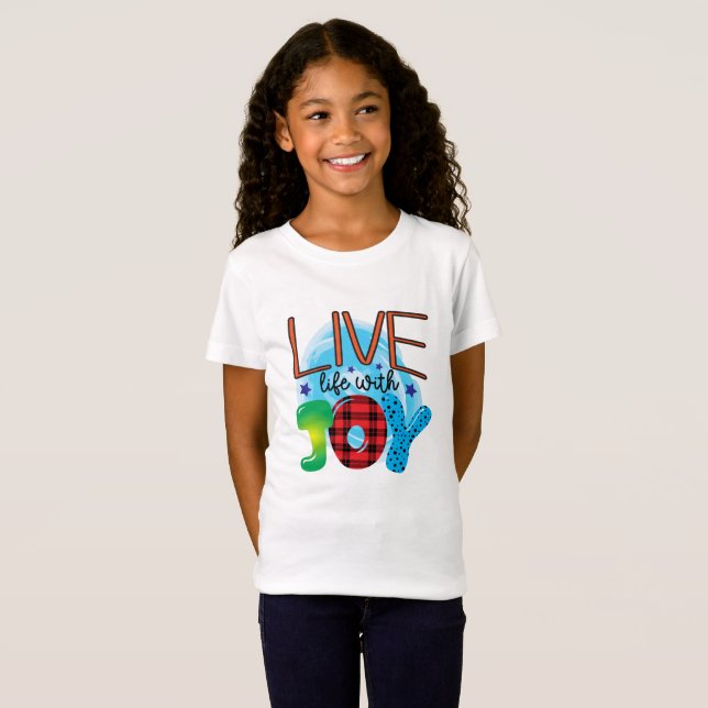 Camiseta Viver Com A Joy T-Shirt (Frente Completa)