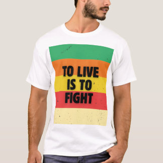 Camiseta Viver É Lutar - As Bandas Retro São Inspirativas