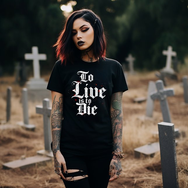 Camiseta Viver é morrer (Criador carregado)