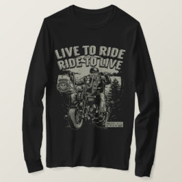 Camiseta Viver para Andar, Andar para Viver Motocicleta
