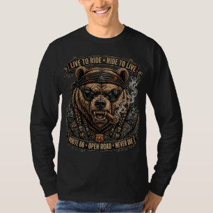 Camiseta Viver Para Andar de Moto, Andar de Moto Para Viver