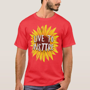 Camiseta Viver para Inspirar Pi Day Legal Sunflower Mathema