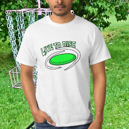 Camiseta Viver para o Disco, Golfe de Disco 