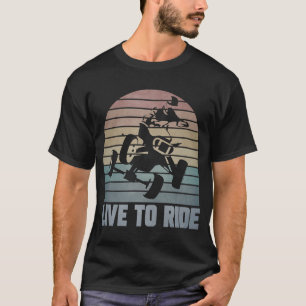 Camiseta Viver Para Pilotar Quadriciclo ATV Quad Corrida Pi